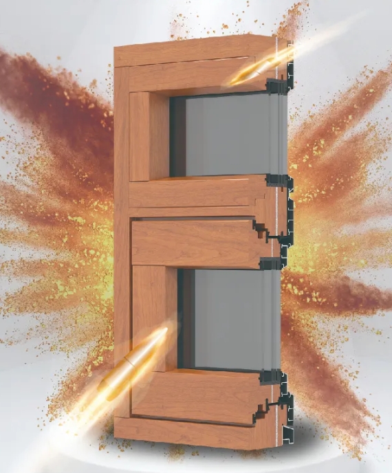 新品來(lái)襲|AW116-TSIW系列，安全守護(hù) 遠(yuǎn)離威脅 鋁包木防彈內(nèi)開(kāi)內(nèi)倒窗