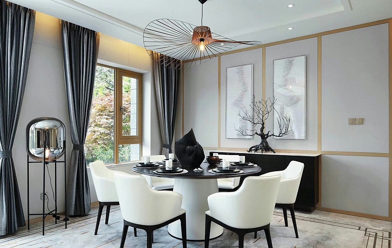 節能鋁包木門窗展示