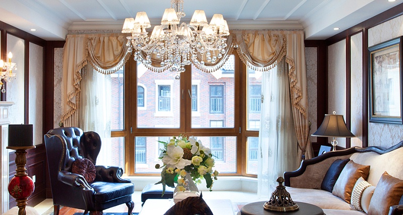 定制鋁包木門窗實(shí)拍