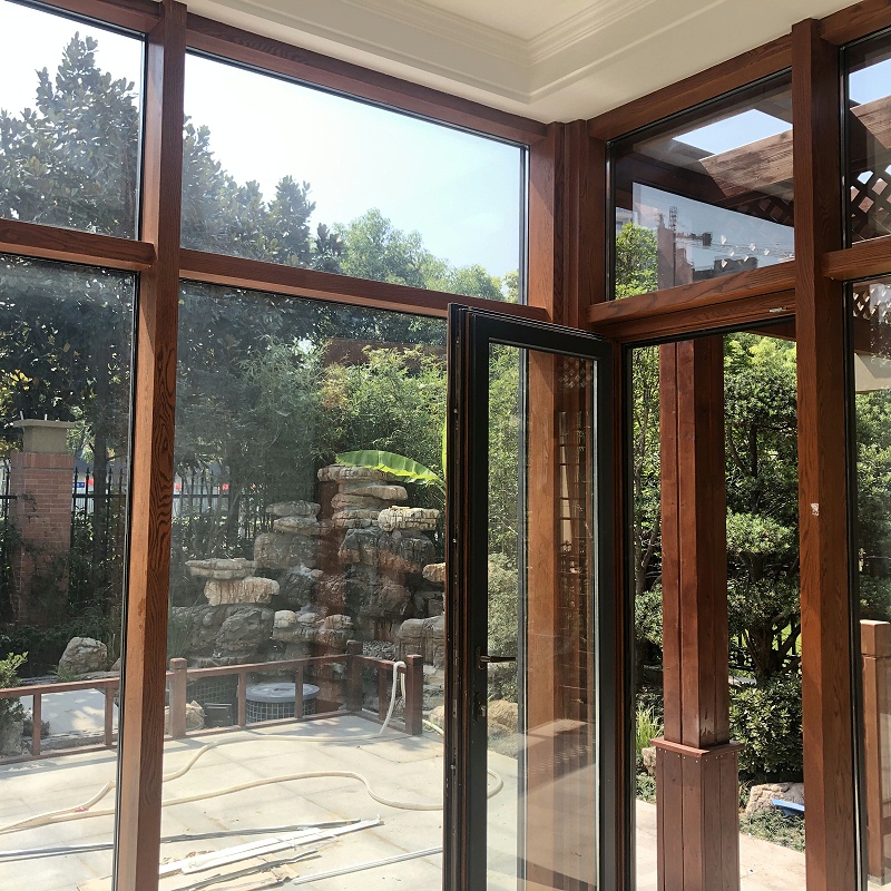 鋁包木陽光房產品實拍