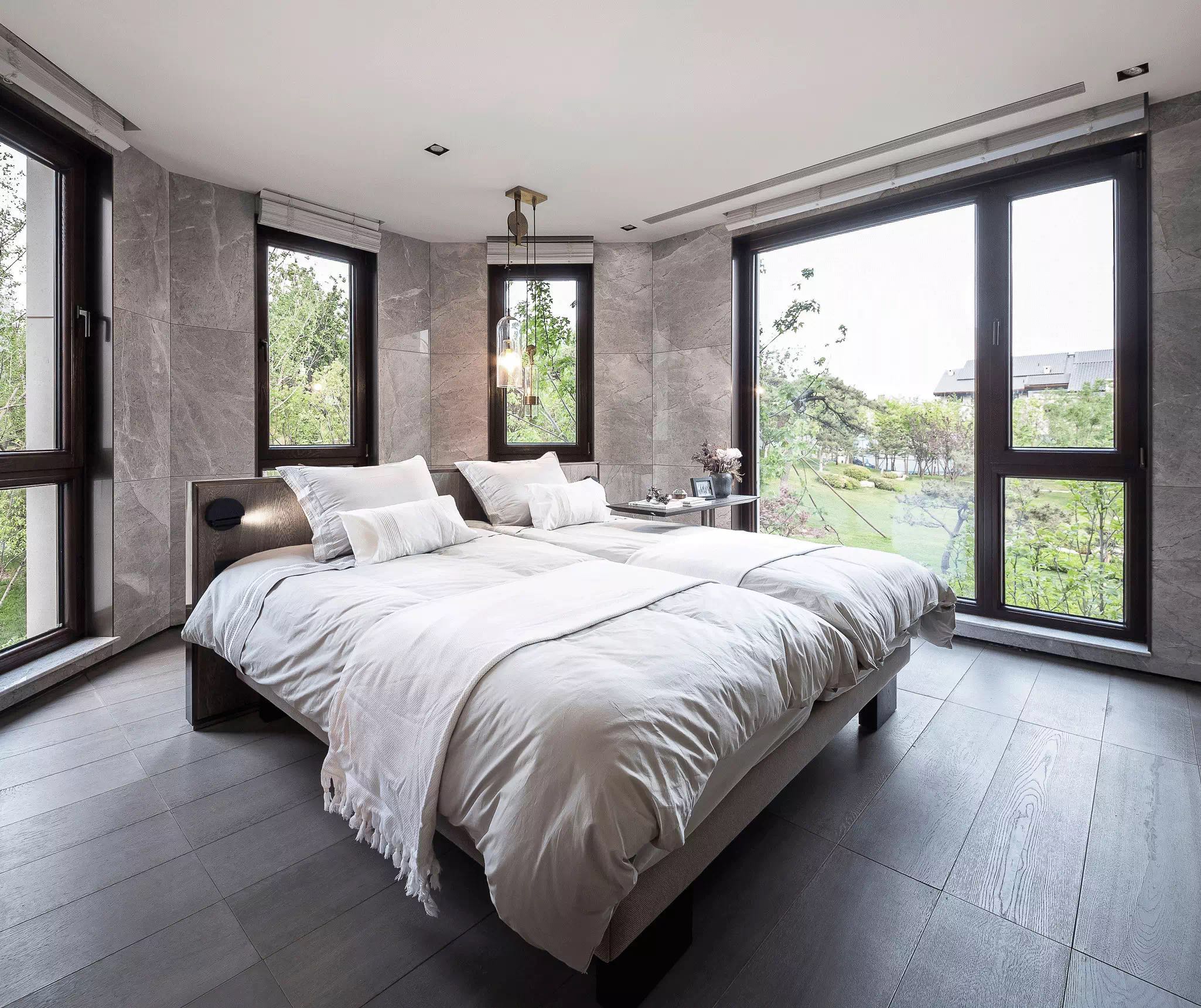 鋁包木門窗實拍