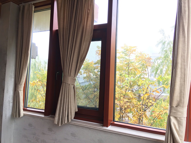 定制鋁包木門窗實拍