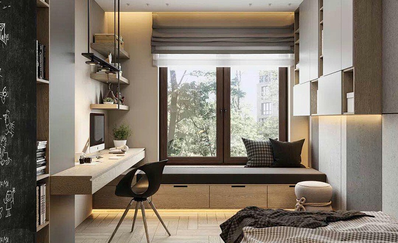 定制鋁包木窗實拍