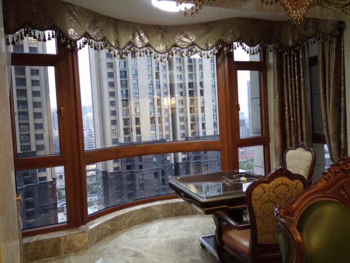 定制鋁包木門窗實拍